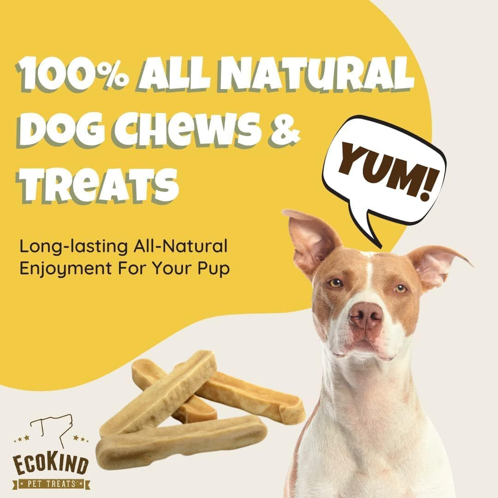 Peanut Butter Flavor Gold Yak Chews for Large Dogs (1 lb to 5lb Bags)